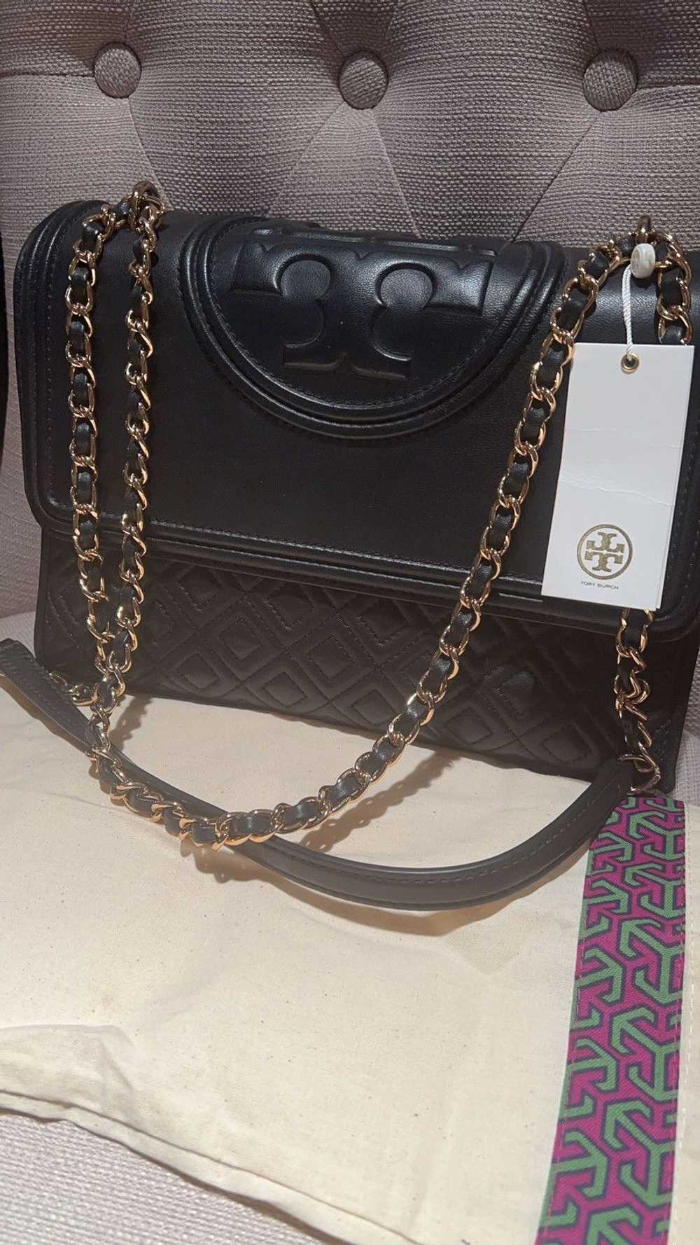 Tory Burch Tory Burch Black Quilted Bag - image 1