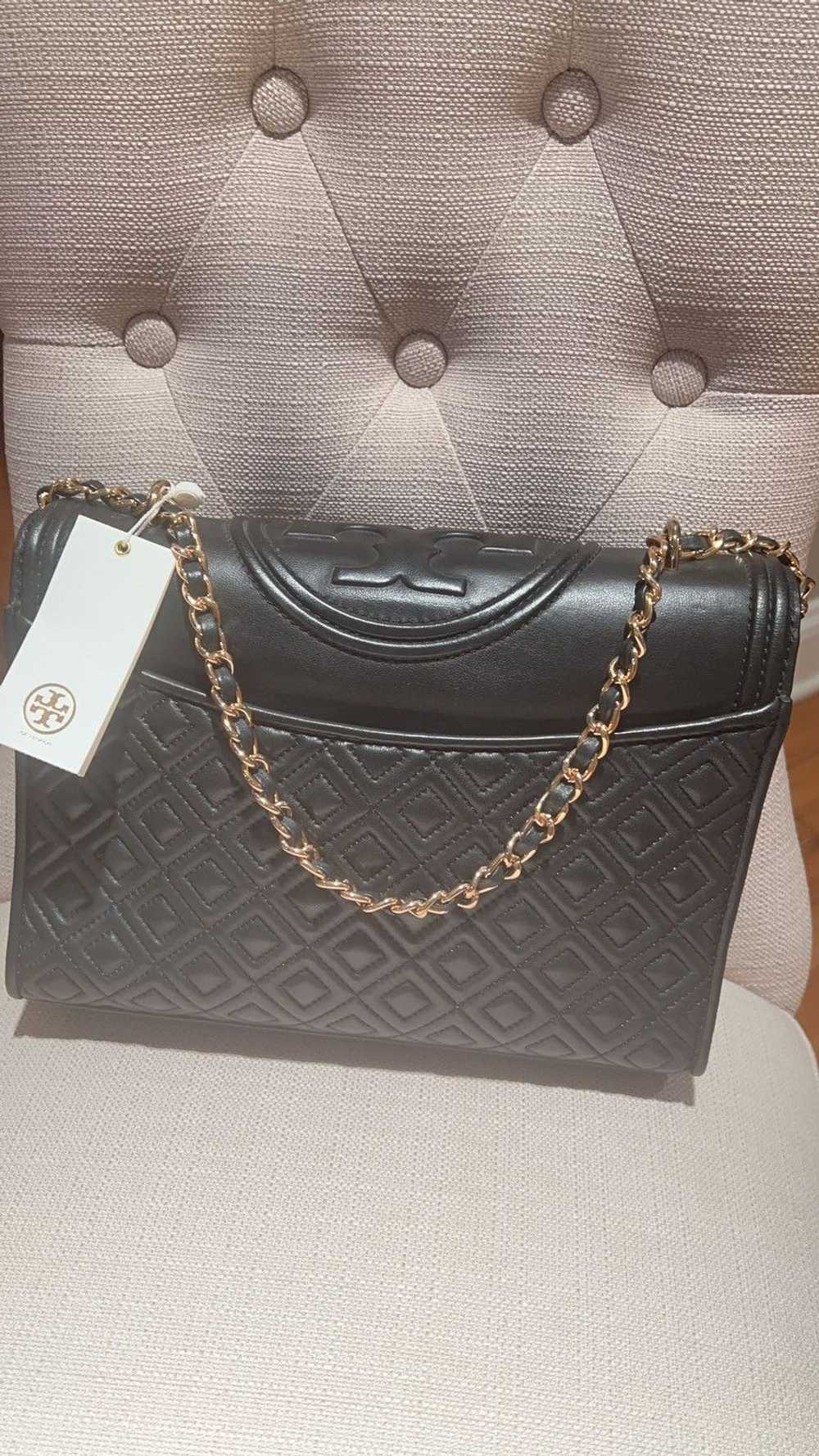 Tory Burch Tory Burch Black Quilted Bag - image 3