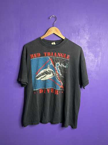 Made In Usa × Vintage Vintage 1988 Red triangle d… - image 1