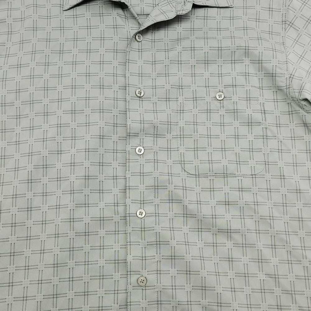 Haggar Haggar Casual Button Up Shirt Adult Mens S… - image 4