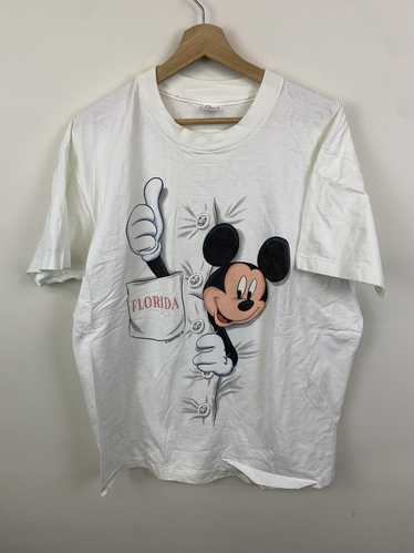 Disney × Tee Shirt × Vintage Vintage 1990s Mickey… - image 1