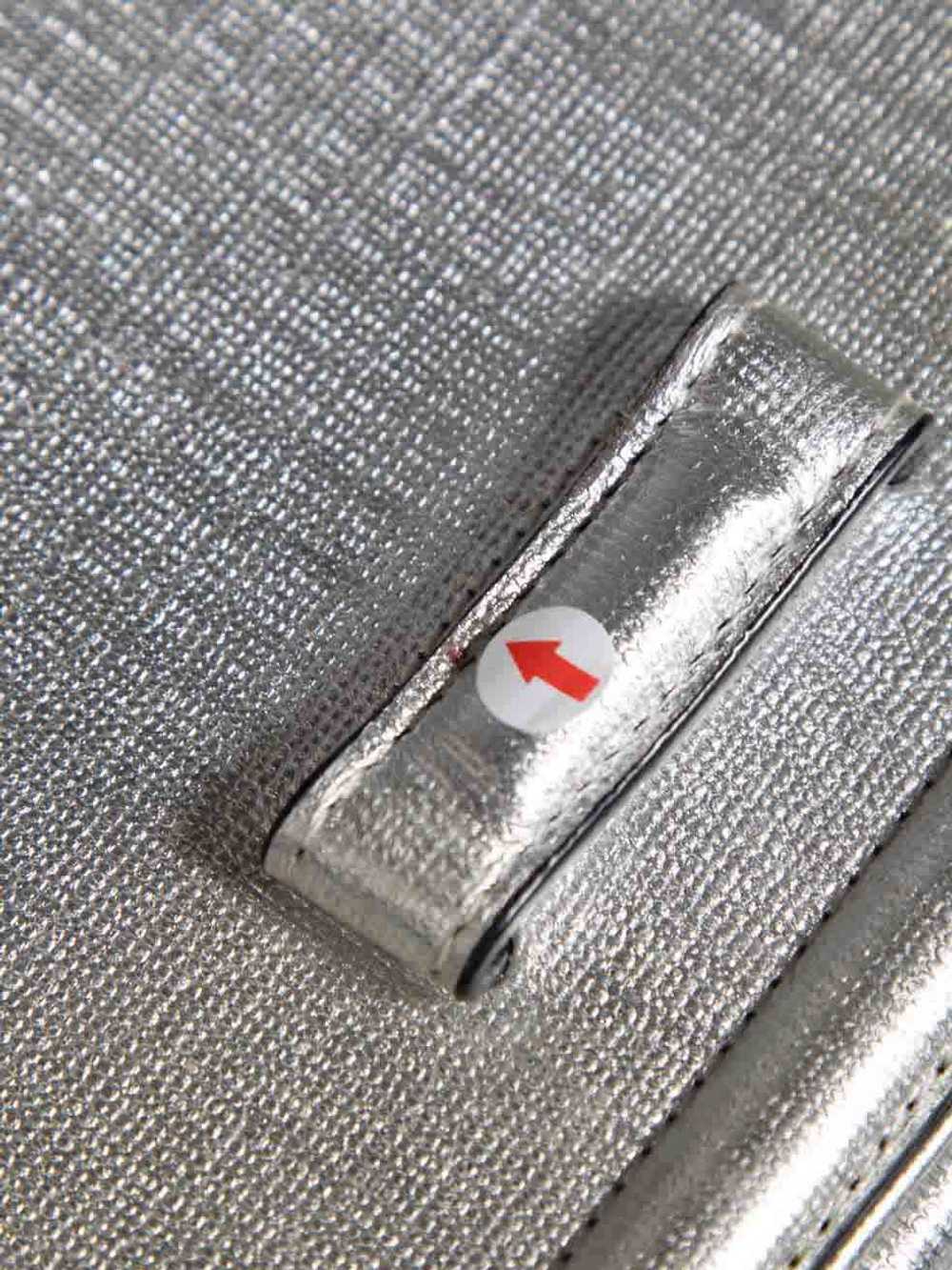 Dries Van Noten Silver Leather Flap Crossbody Bag - image 11