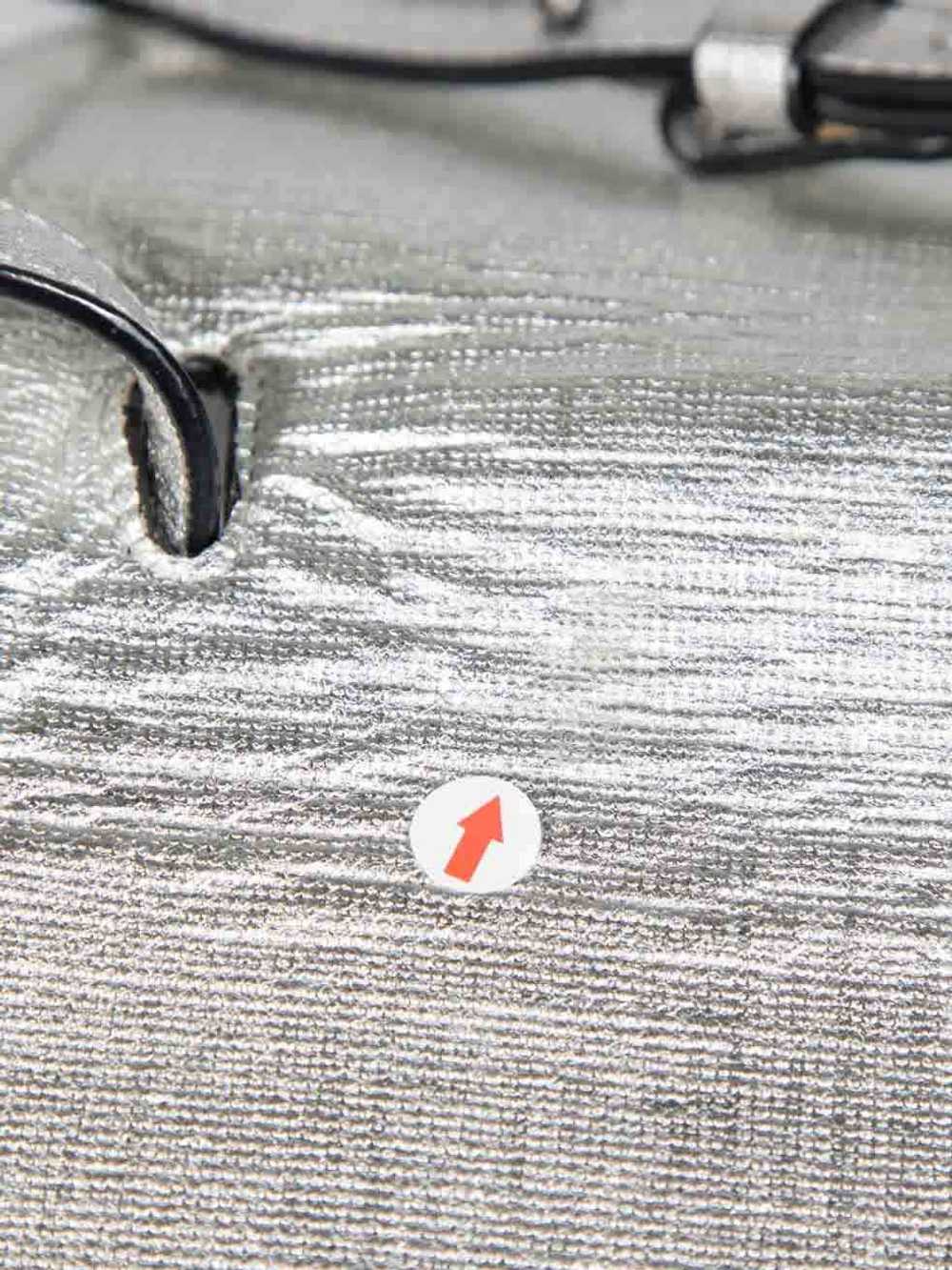 Dries Van Noten Silver Leather Flap Crossbody Bag - image 8