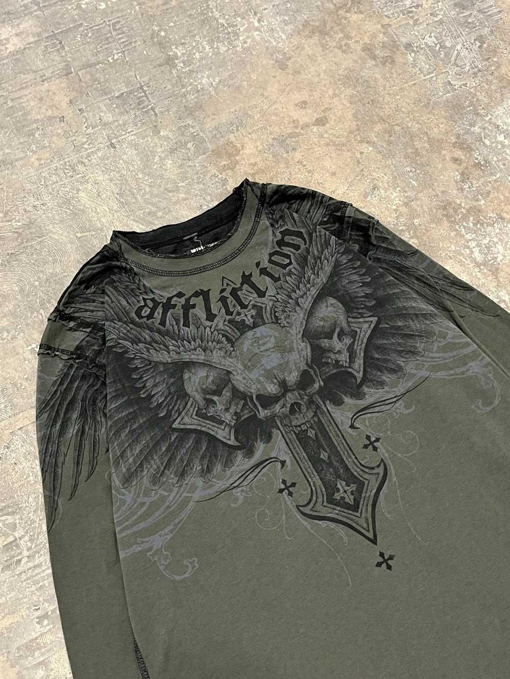 Affliction × Streetwear × Vintage Affliction long… - image 8