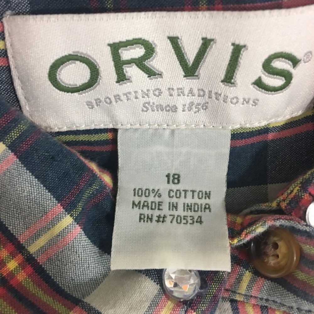 Orvis Orvis Plaid Shirt Size 18 - image 3