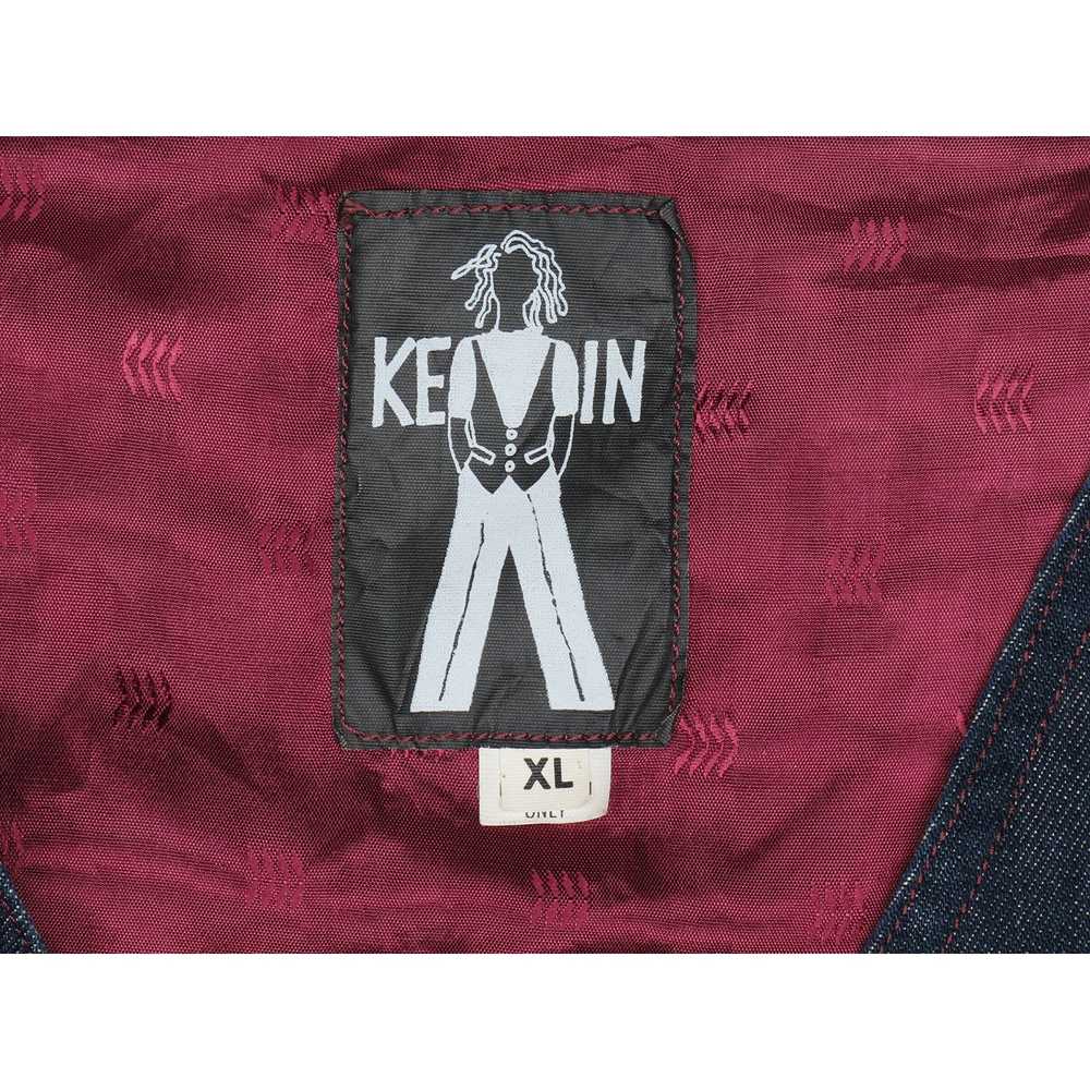 Other 80s Vintage Kevin Blue Mod Retro Denim Jean… - image 9