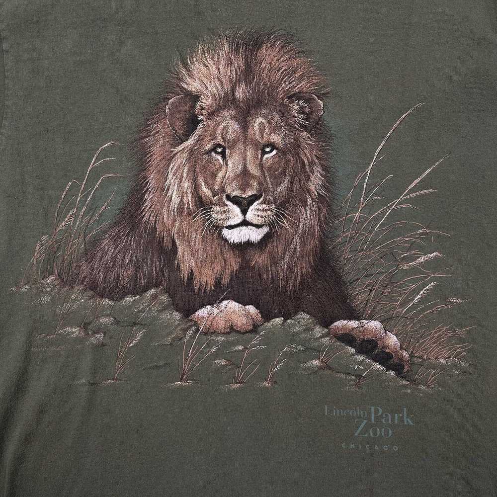 Fruit Of The Loom Vintage Lincoln Park Zoo T Shir… - image 2