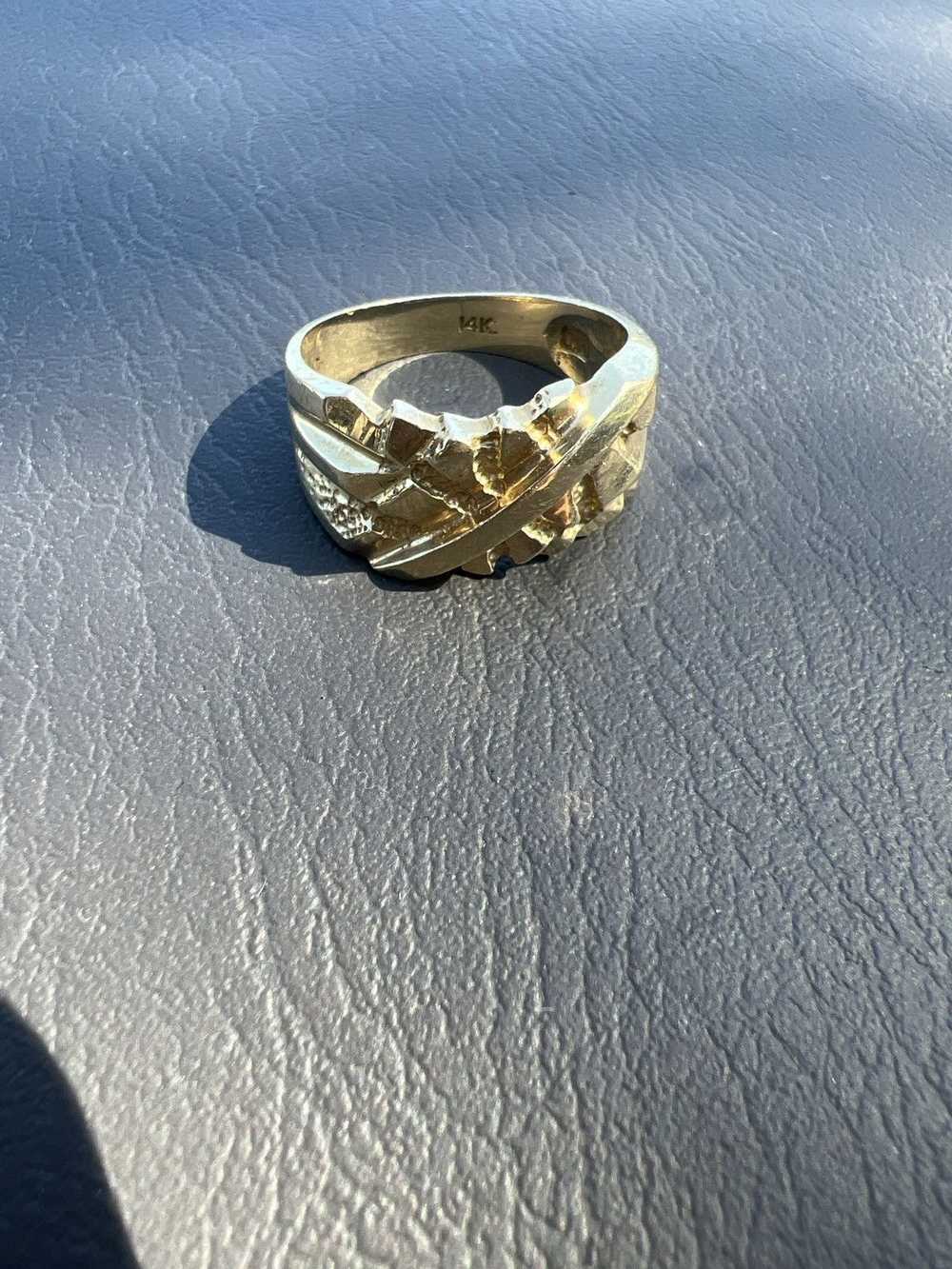 Gold 14k Gold Ring Size 10 8.2 Grams - image 1