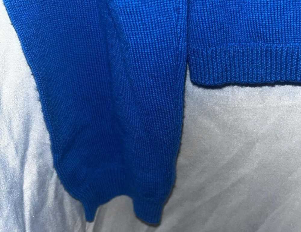 Burberry Burberry London v neck blue cashmere swe… - image 2