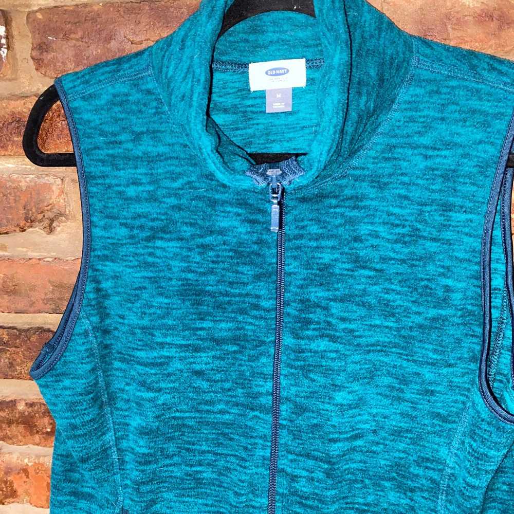 Old Navy Old Navy Teal Space Dye Lightweight Full… - image 3