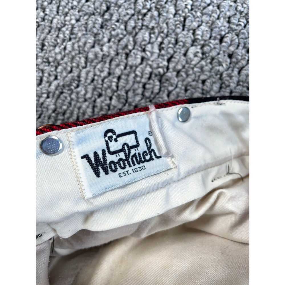 Vintage VTG Woolrich Buffalo Plaid Wool Pants Men… - image 3