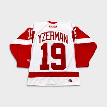 Ccm × Hockey × Vintage VTG 90s CCM Steve Yzerman … - image 1