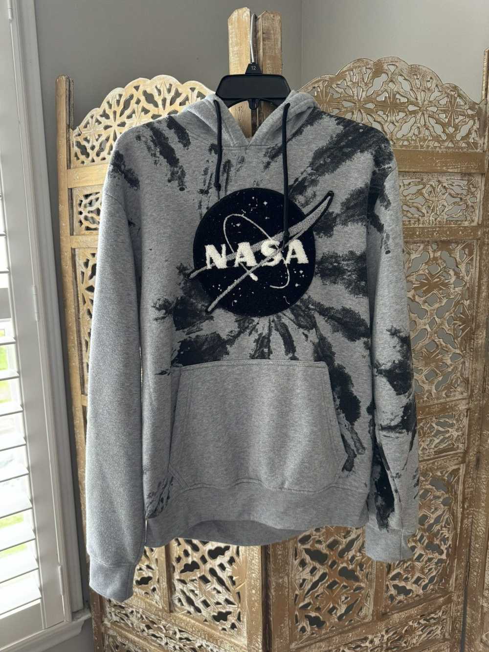 Nasa × Rare × Streetwear NASA nylon logo hoodie - image 1