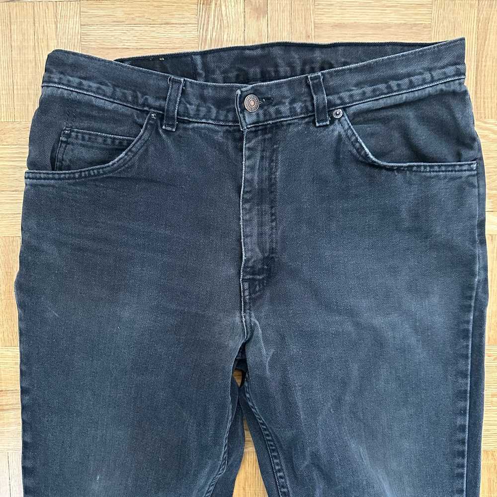 Levi's Vintage 90s Levi's Orange Tab black wash j… - image 3