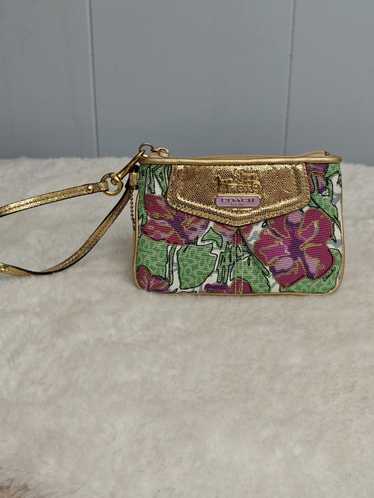 Coach Coach Ashley Floral Wristlet