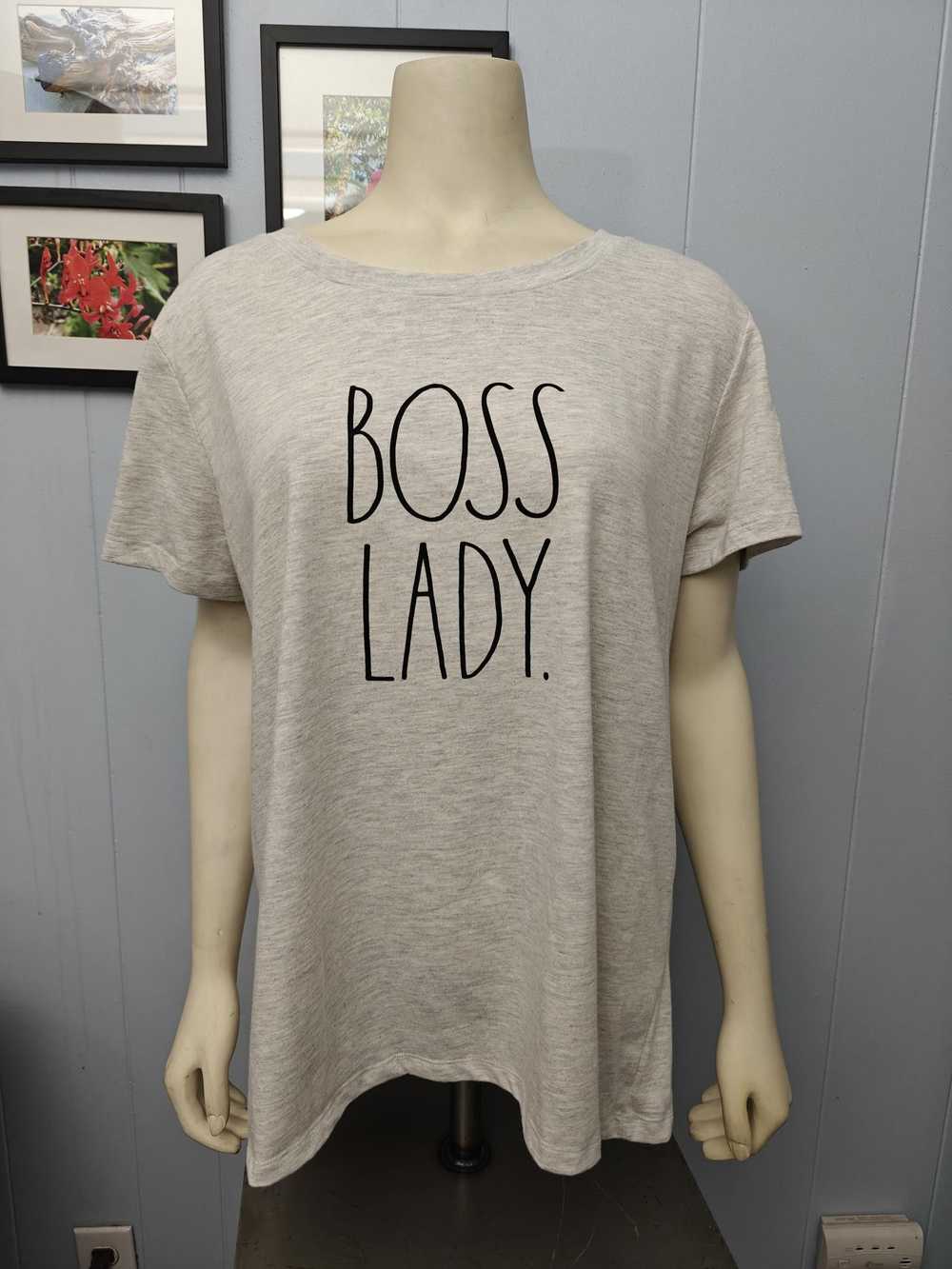 Designer Rae Dunn Boss Lady T-Shirt - image 1