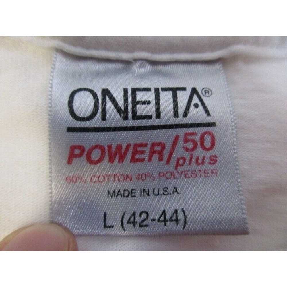 Other Vintage 80s Oneita Shirt Adult Large Marine… - image 5