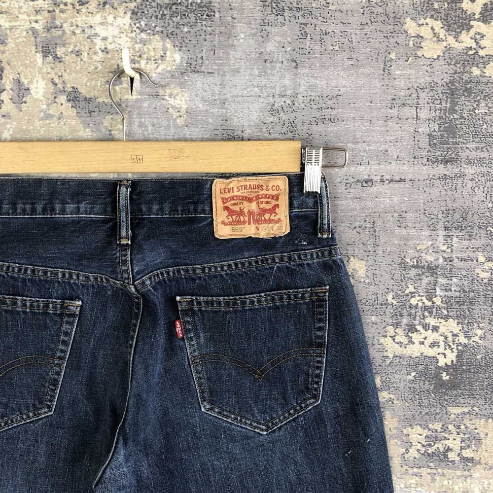 Levi's × Vintage Vintage Levis Dark Blue Jeans Le… - image 5