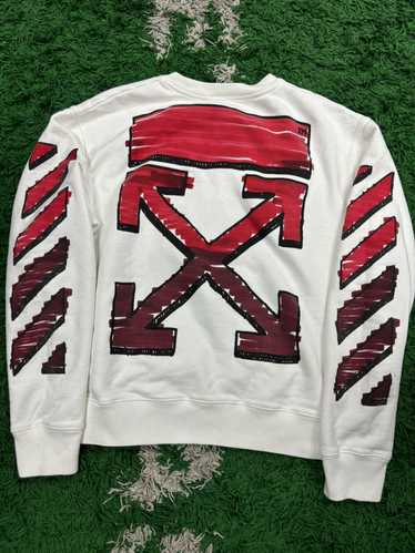 Off-White Off white crewneck white red X-Large