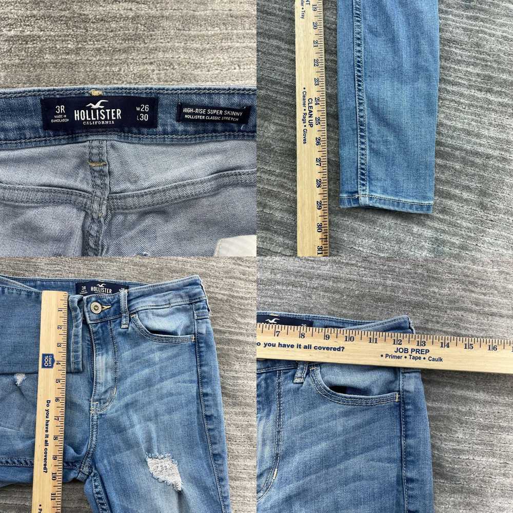 Vintage Hollister Jeans Size 3R W26 L30 Womens Su… - image 4