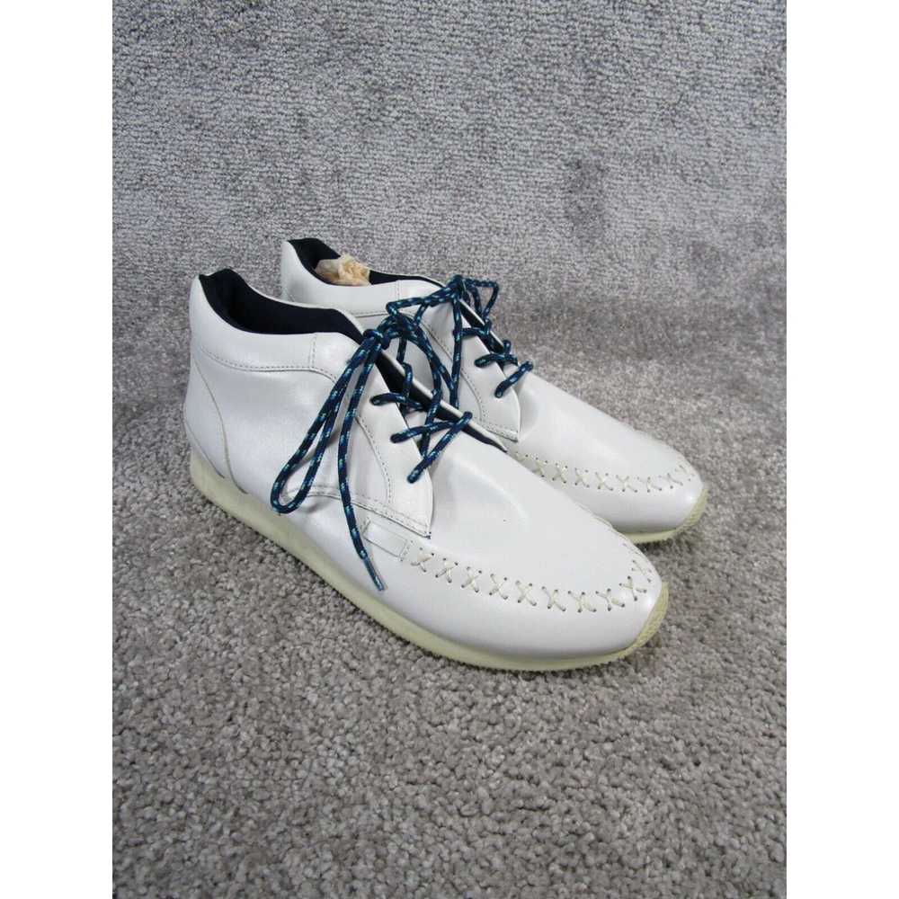 Veja Veja Shoes Mens Size 9 Ankle Moc Toe White S… - image 1