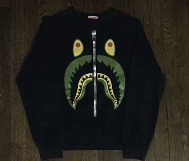 Bape Bape shark crew neck sweatshirt - image 1