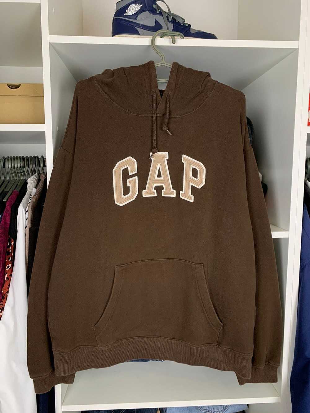 Gap × Hype × Streetwear Vintage Gap Big Logo Brow… - image 1