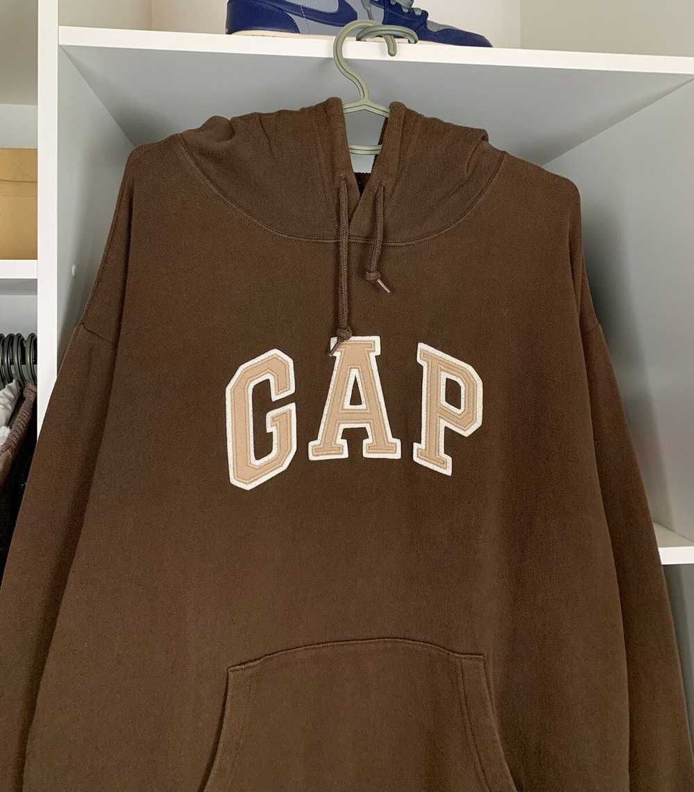 Gap × Hype × Streetwear Vintage Gap Big Logo Brow… - image 2
