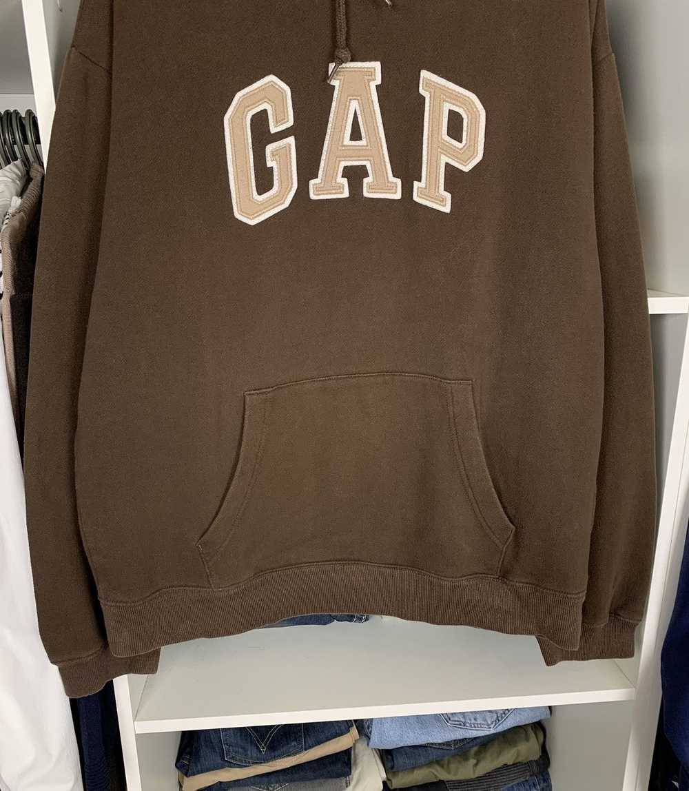 Gap × Hype × Streetwear Vintage Gap Big Logo Brow… - image 9