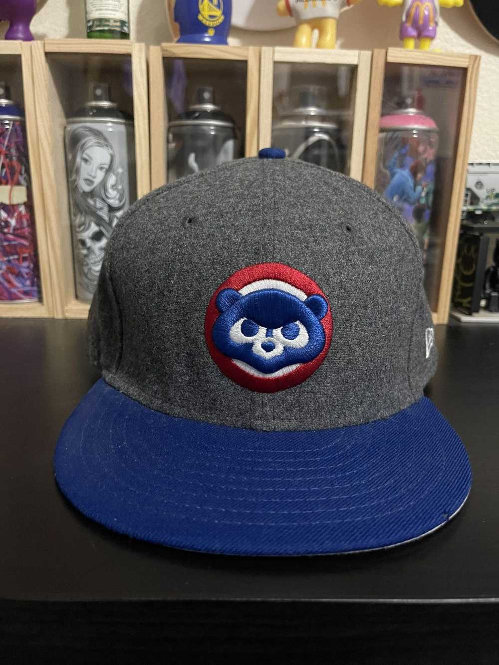 New Era Chicago Cubs Fitted Hat 7 3/4 - image 1