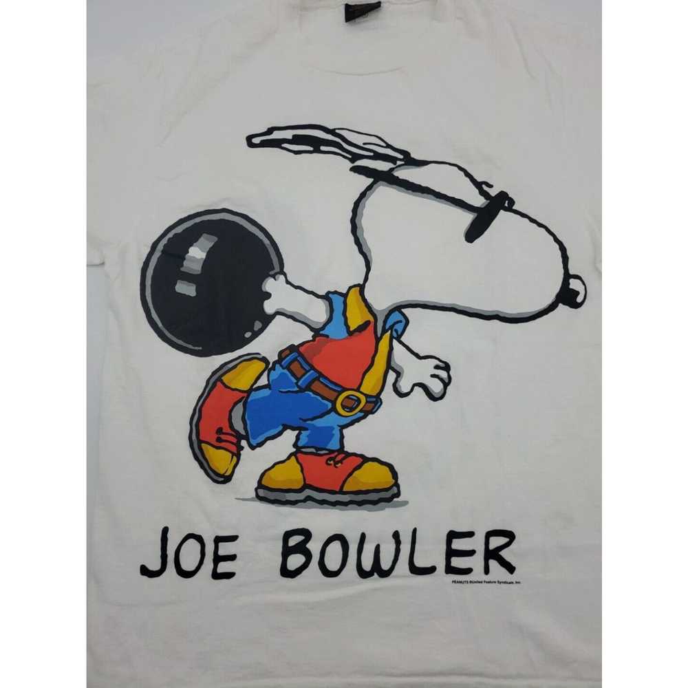 Changes Vintage Peanuts Joe Bowler Shirt Mens Lar… - image 2