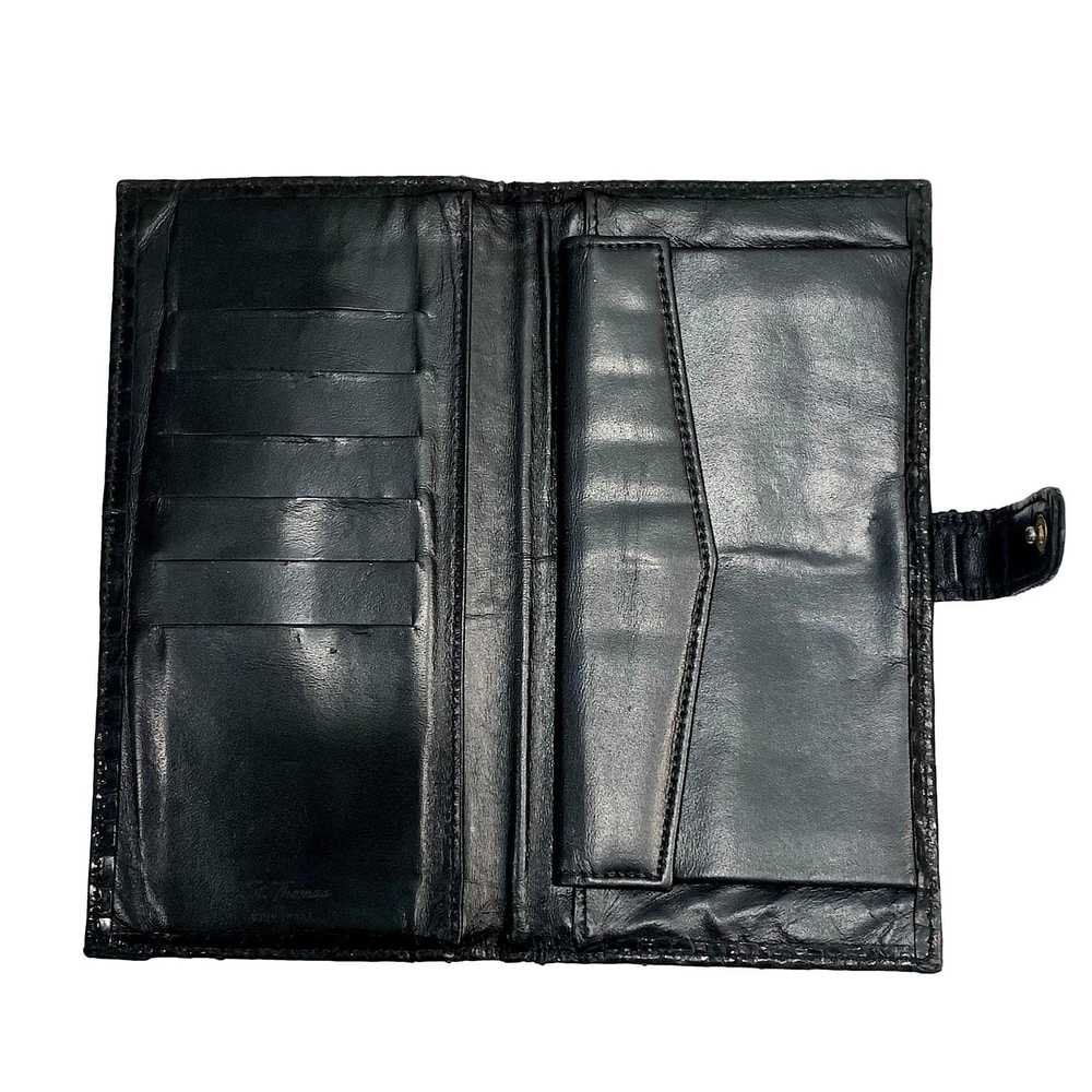 Genuine Leather × Vintage Vintage Black Snakeskin… - image 4