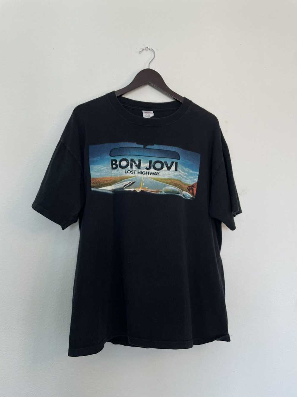 Anvil Vintag y2k Bon Jovi lost highway tour tee - image 1