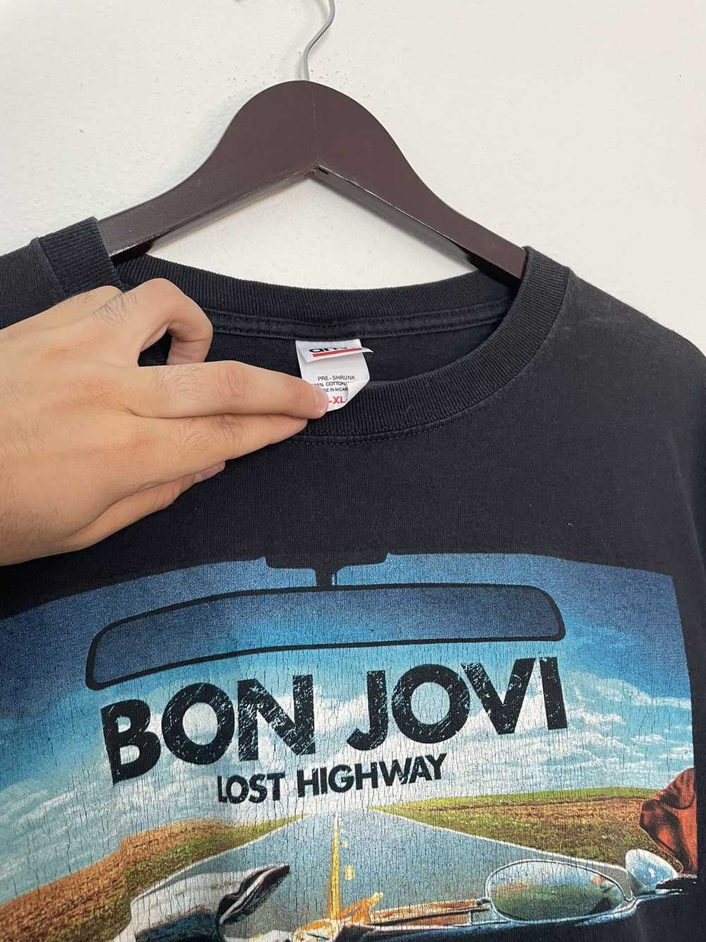 Anvil Vintag y2k Bon Jovi lost highway tour tee - image 2