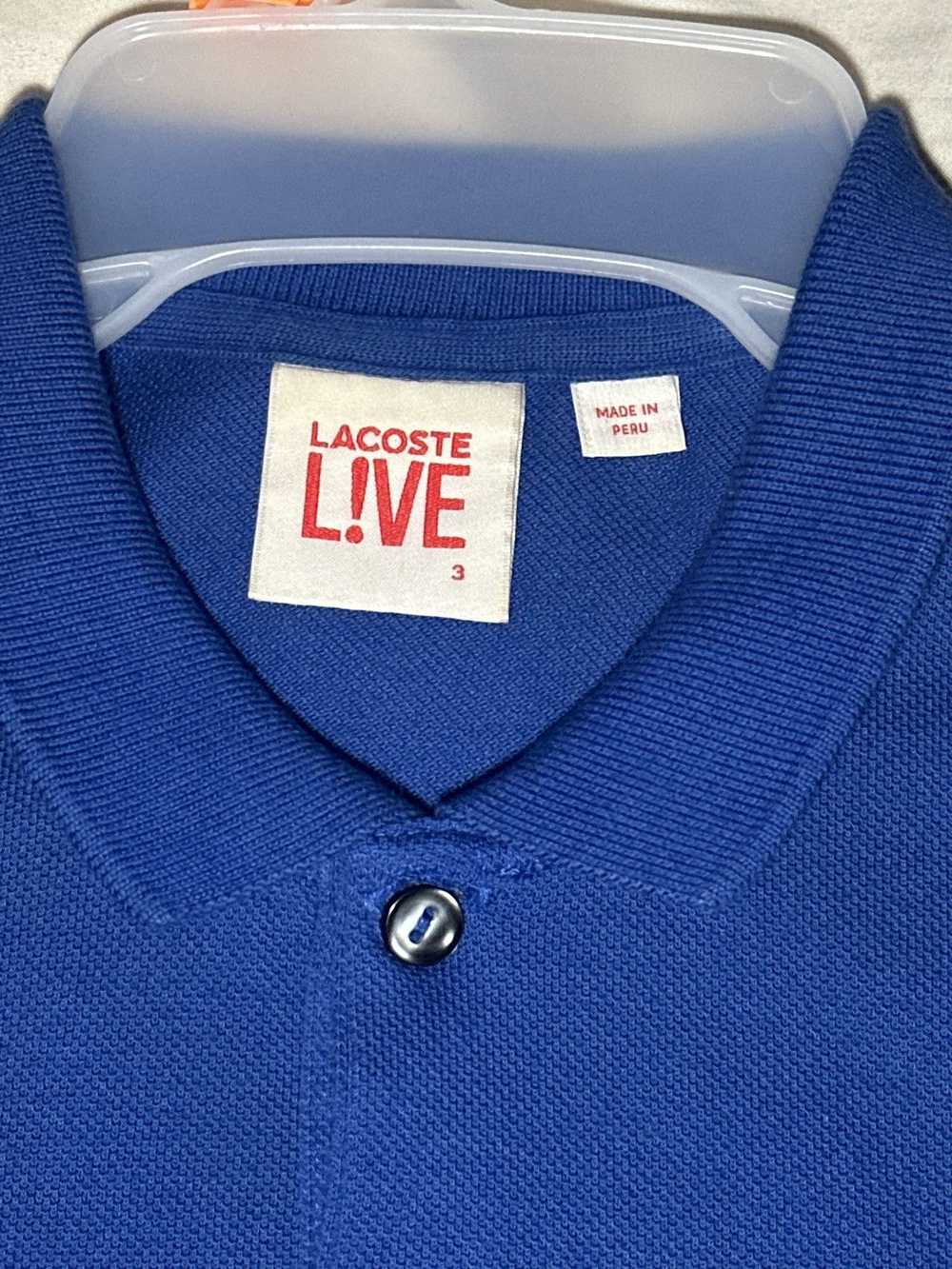 Lacoste Lacoste Live! Royal Blue Pique Polo - image 1