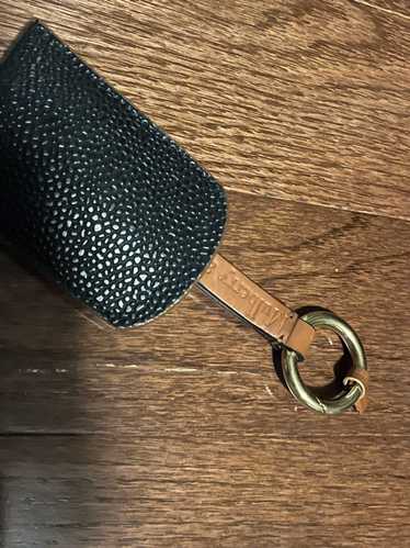 Acne Studios × Mulberry Leather keychain loop