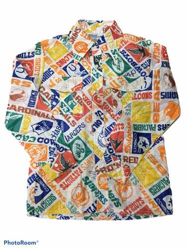 NFL × Very Rare × Vintage NFL Shirt Full Print - image 1