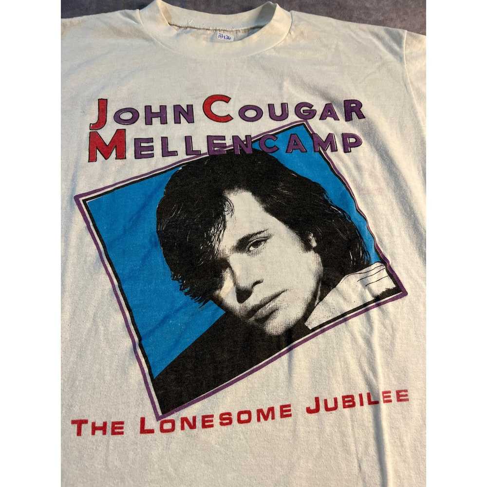 Other Vintage 1987 John Cougar Mellencamp Tour T-… - image 2