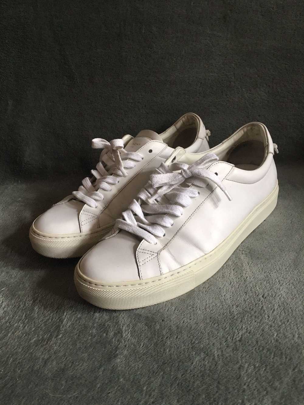 Givenchy GIVENCHY Urban Street White Leather Low … - image 3