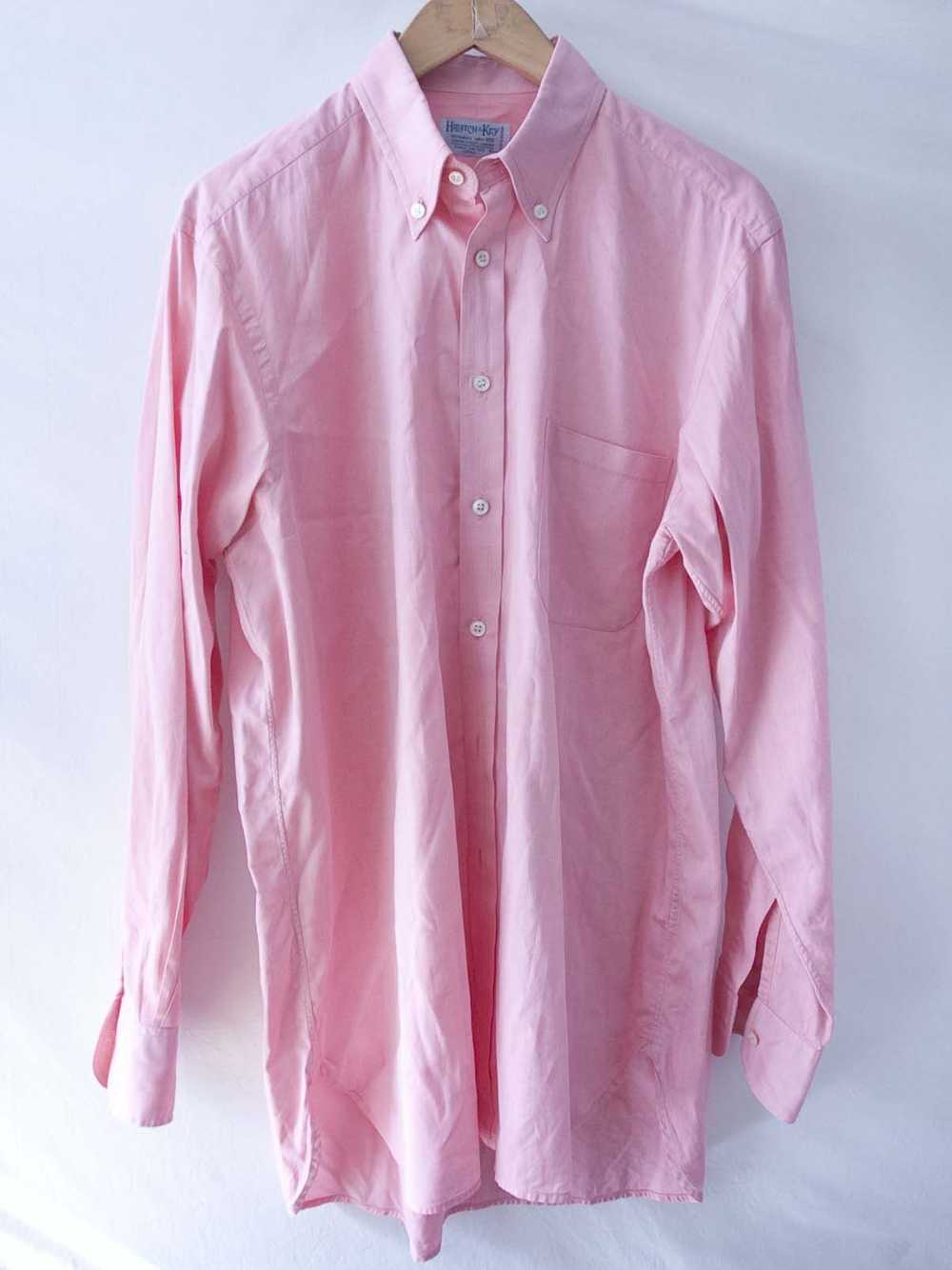Hilditch & Key Hilditch & Key Shirt Pink Size 16 … - image 2