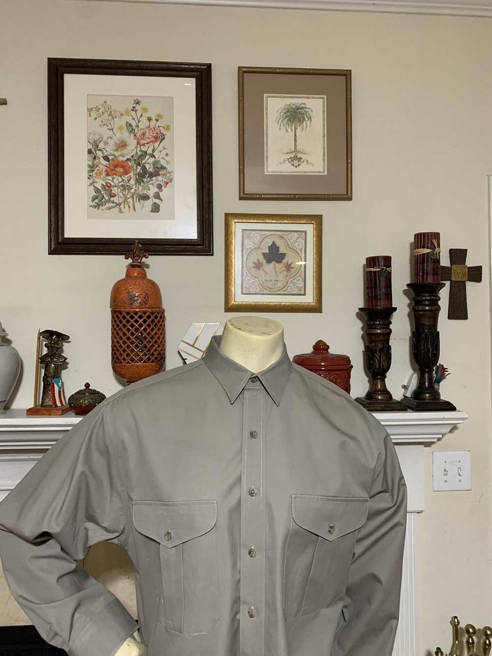 Filson Hiking Workwear Shirt 2 pockets all Cotton - image 4