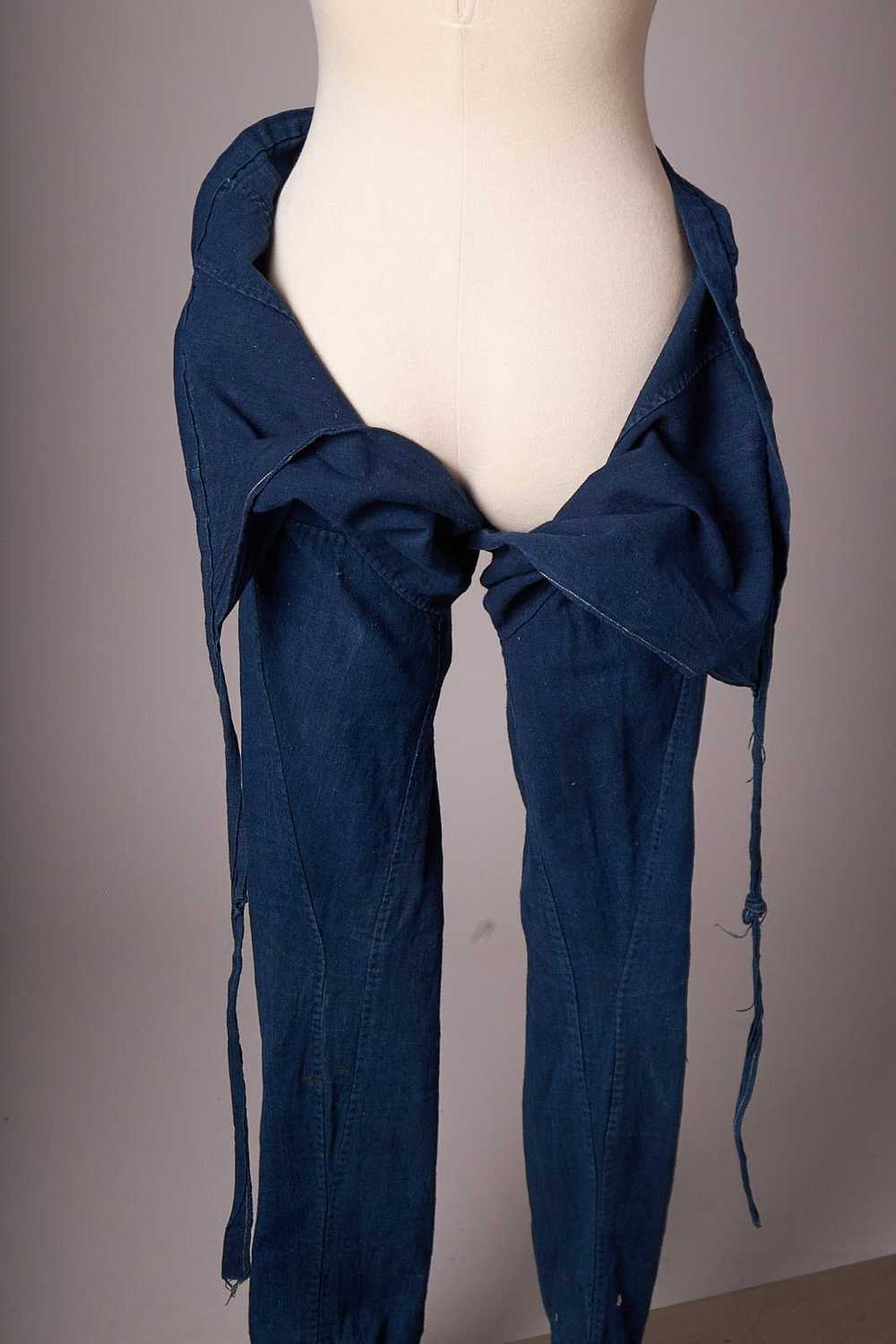 Vintage 1930 Momohiki Japanese Farmer Pants Workw… - image 7