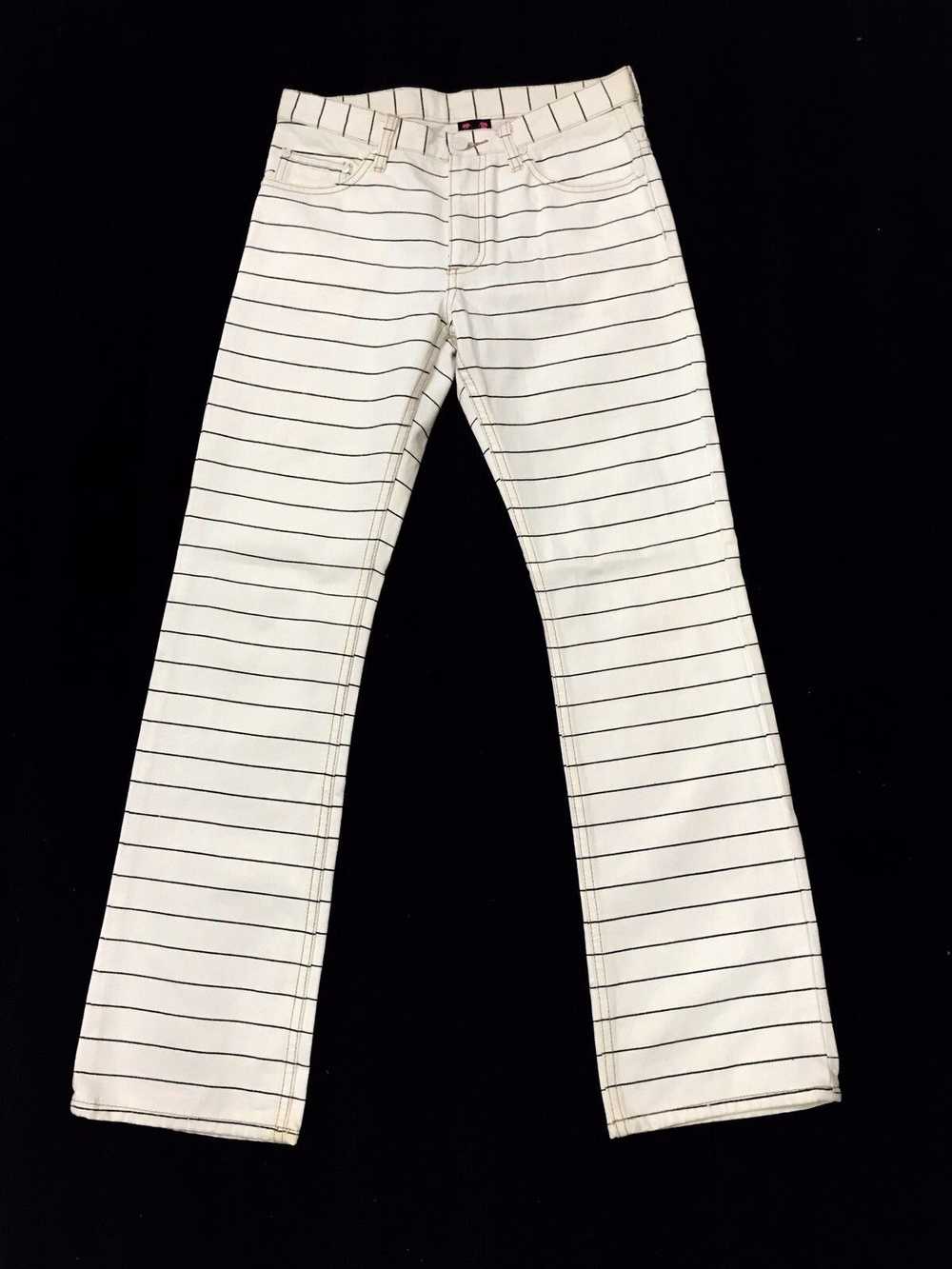 Japanese Brand Japanese Brand X-Girl Striped Jeans - image 2