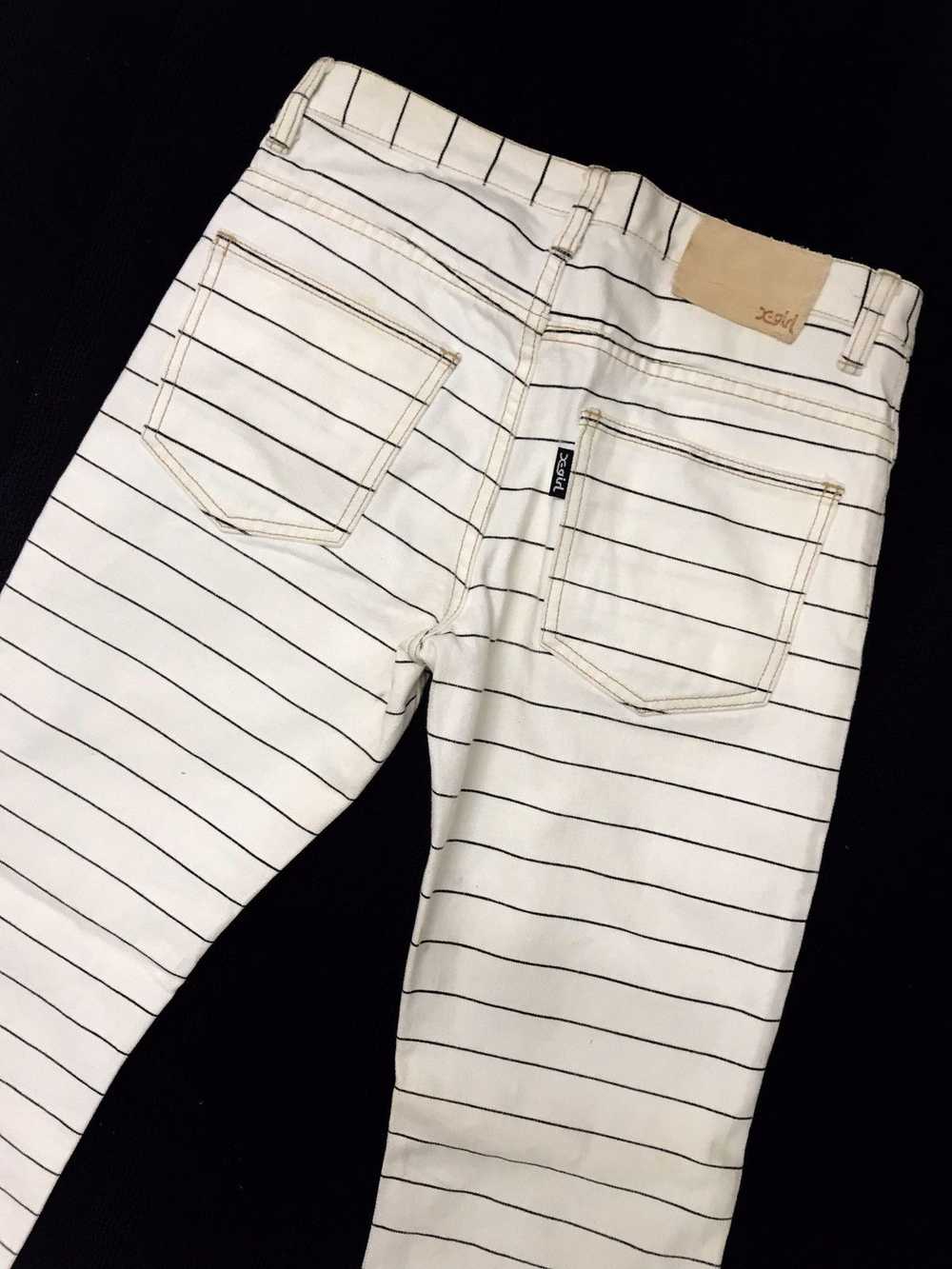 Japanese Brand Japanese Brand X-Girl Striped Jeans - image 5