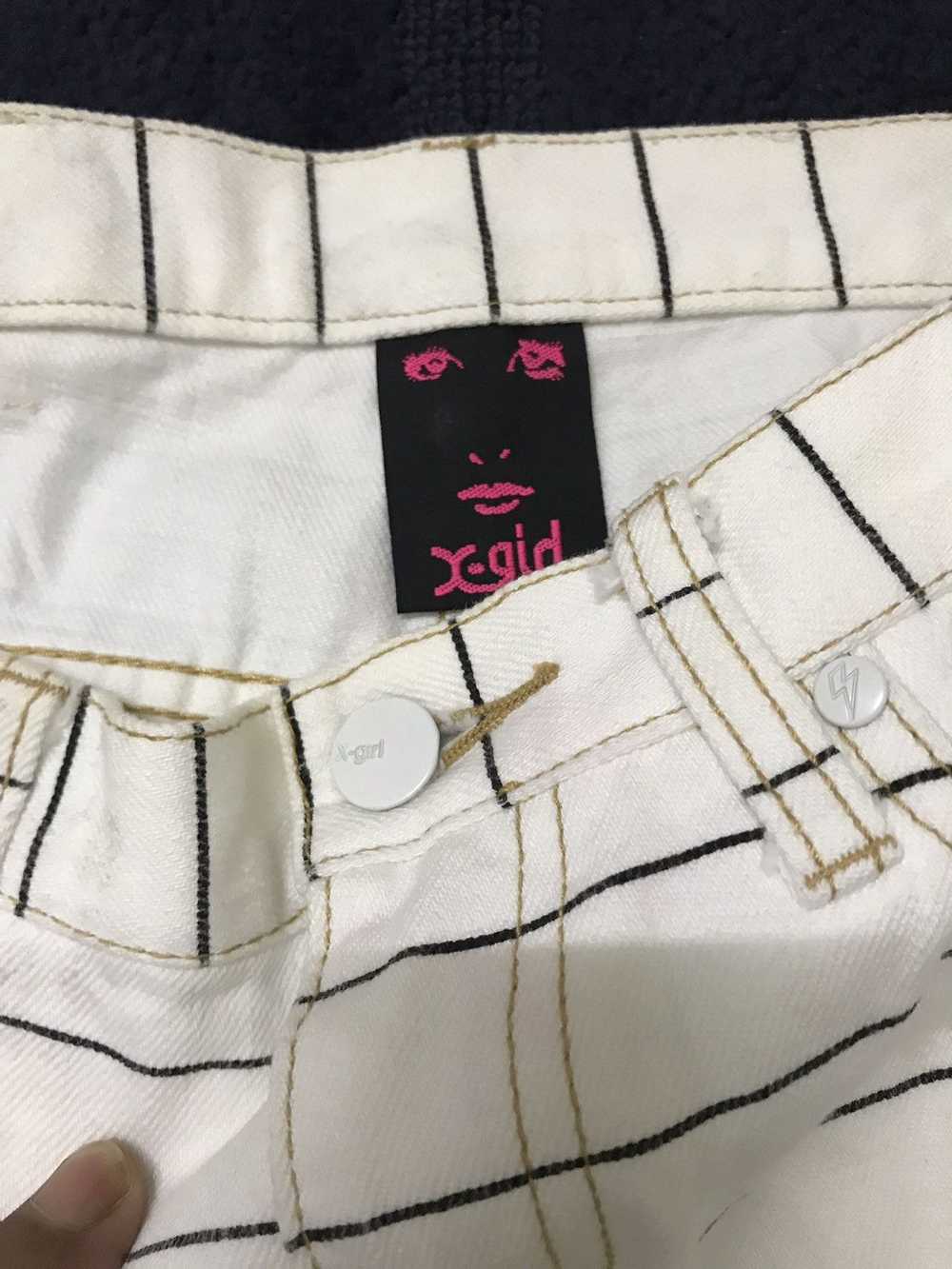 Japanese Brand Japanese Brand X-Girl Striped Jeans - image 6