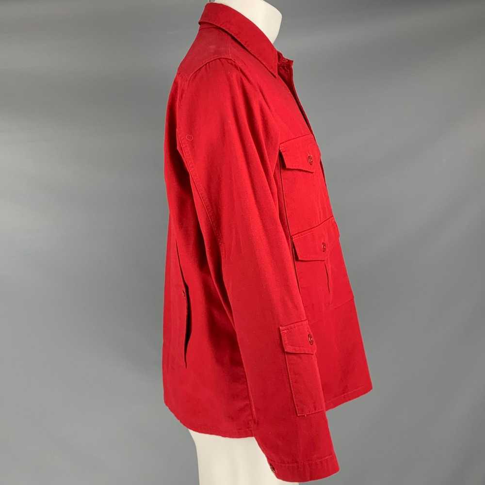 Engineered Garments Red Cotton Shirt Jacket - image 2