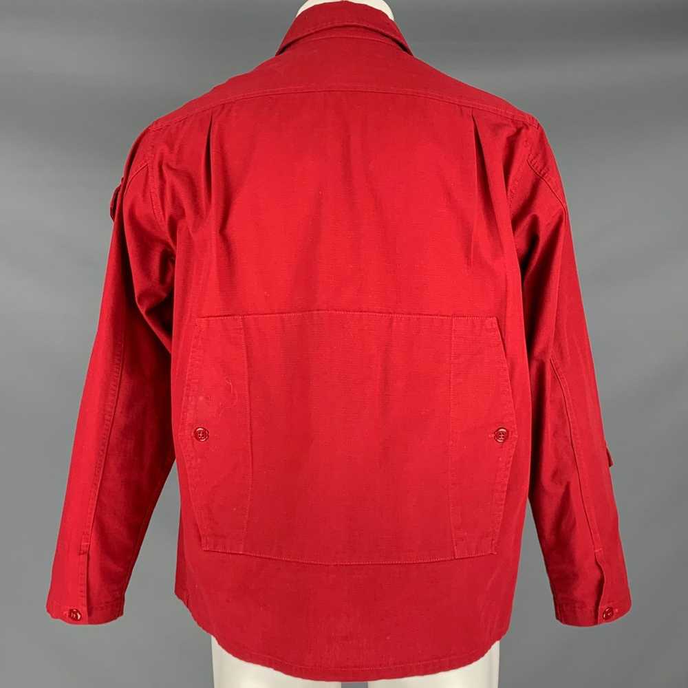 Engineered Garments Red Cotton Shirt Jacket - image 3