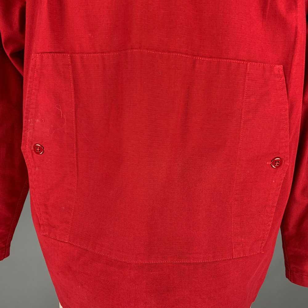 Engineered Garments Red Cotton Shirt Jacket - image 4