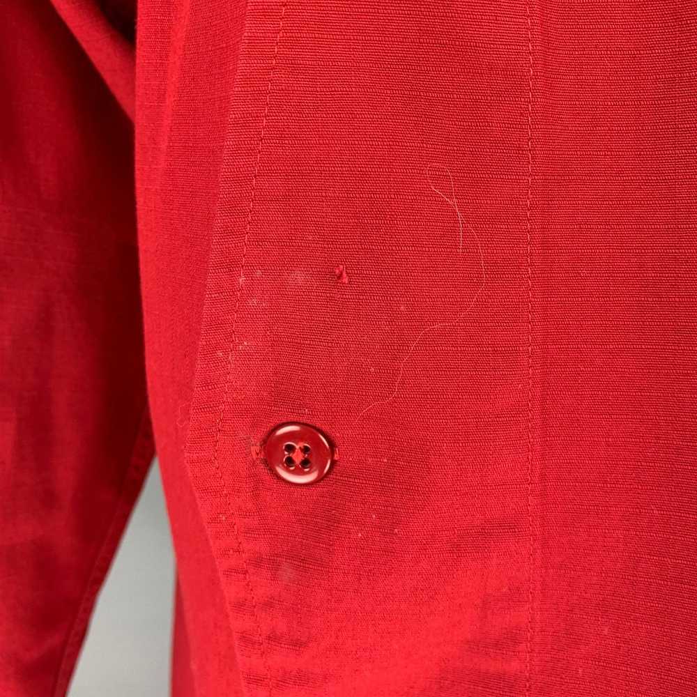 Engineered Garments Red Cotton Shirt Jacket - image 5