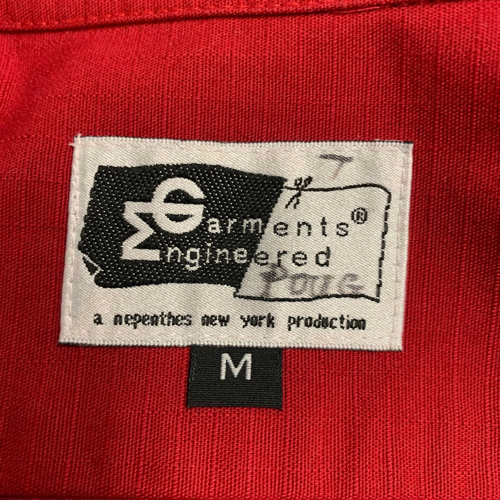 Engineered Garments Red Cotton Shirt Jacket - image 9